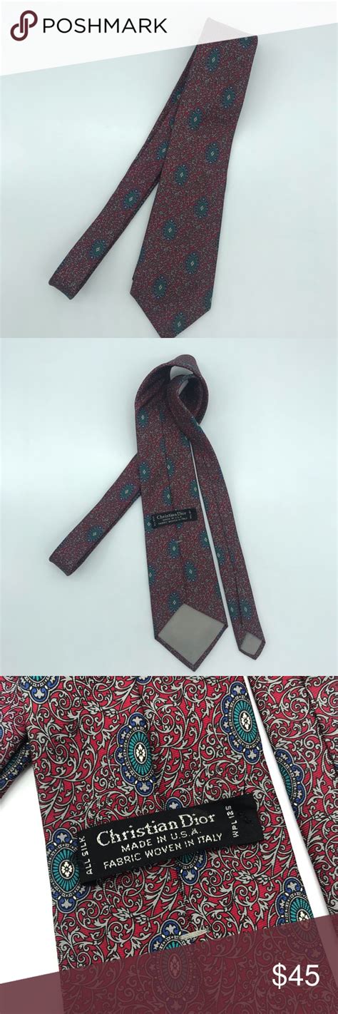 Dior silk ties for men